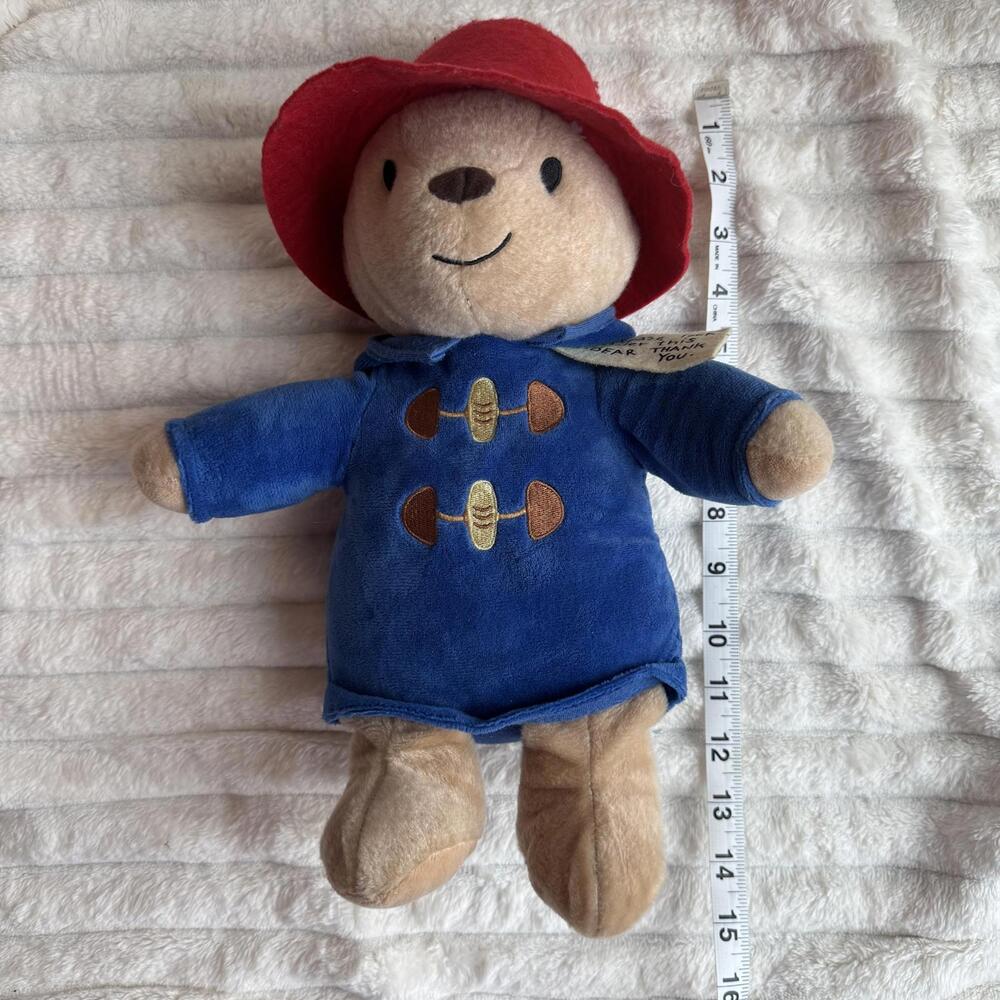 Paddington Bear 14"‎ Plush Stuffed Animal Kohls Care 2022 Red Hat Book Character